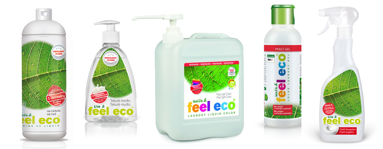 Ekologické čistiace prípravky Feel Eco